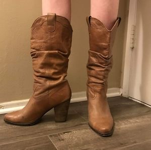 Steve Madden Gesar leather western boots
